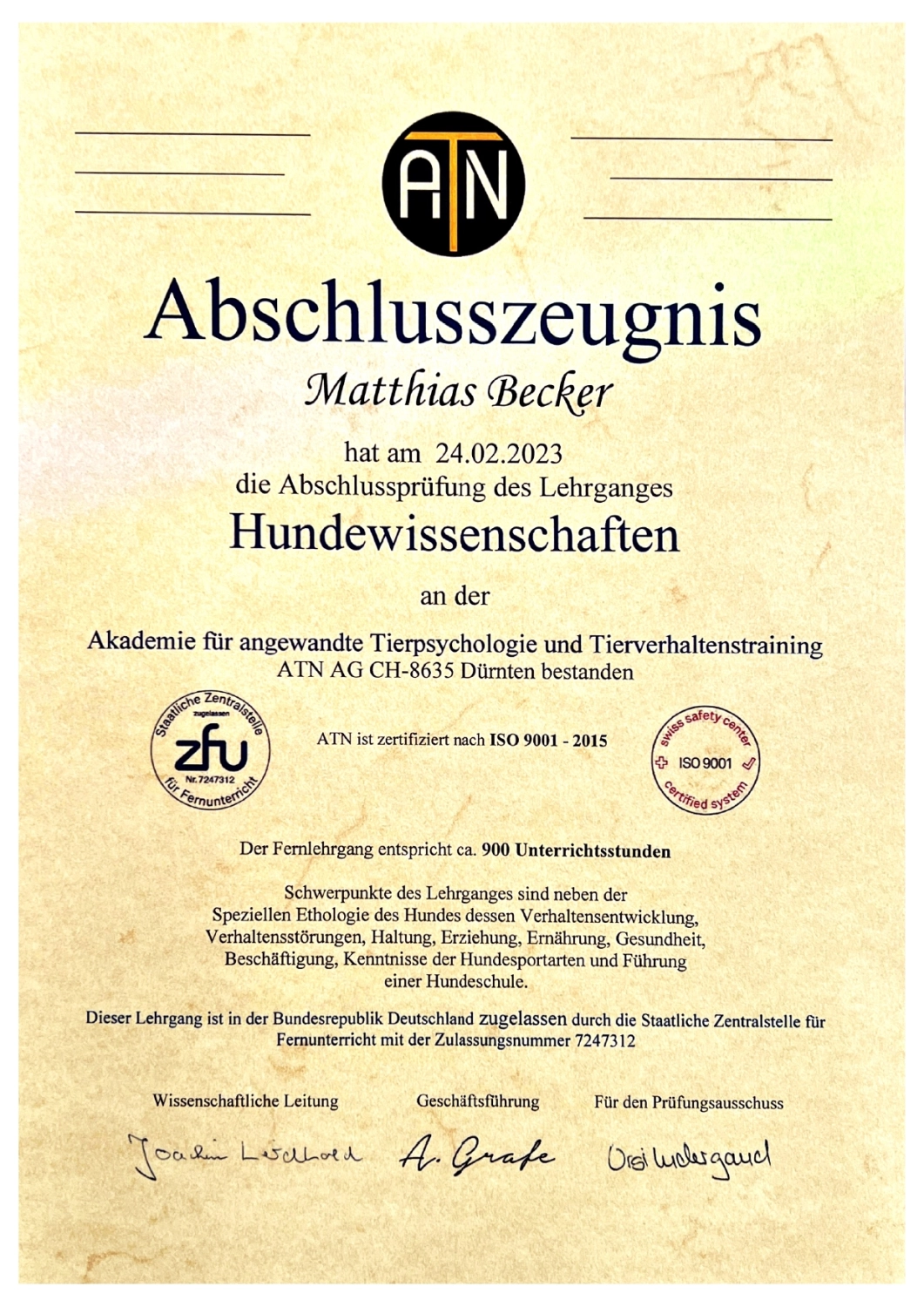 Hundewissenschaften Spirit of dogs